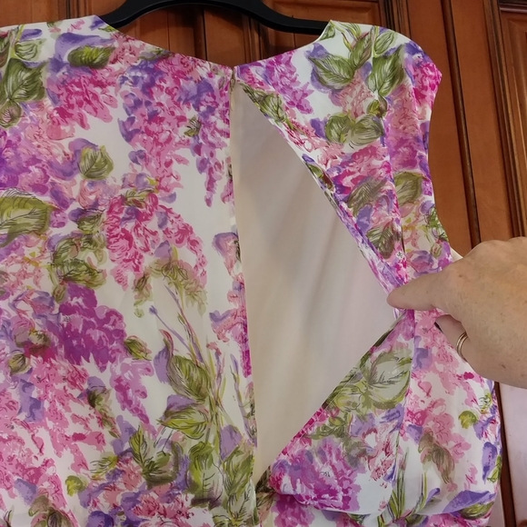 Dress Barn floral dress size 14 - Picture 8 of 10